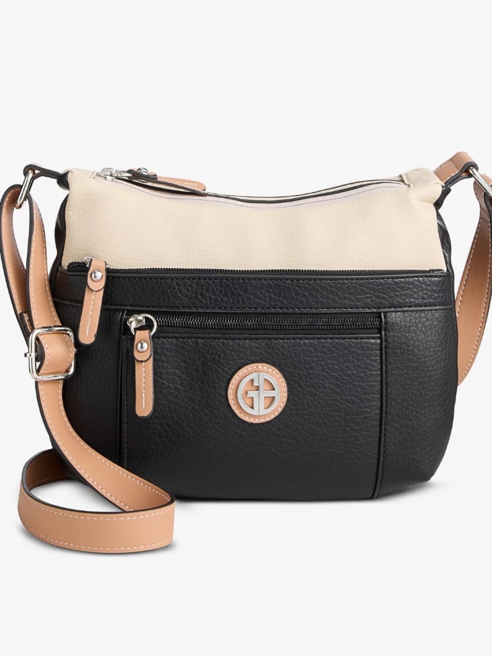 Giani Bernini Colorblock Pebble Hobo  NWOT